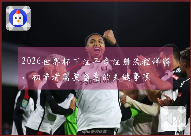 2026世界杯下注平台注册流程详解，初学者需要留意的关键事项